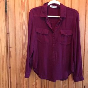 Bella dahl 4 button blouse